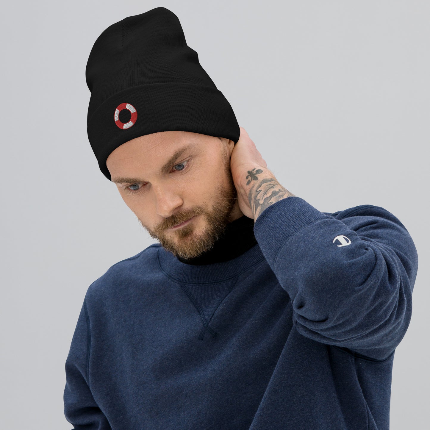 FLOATS Bestickte Beanie