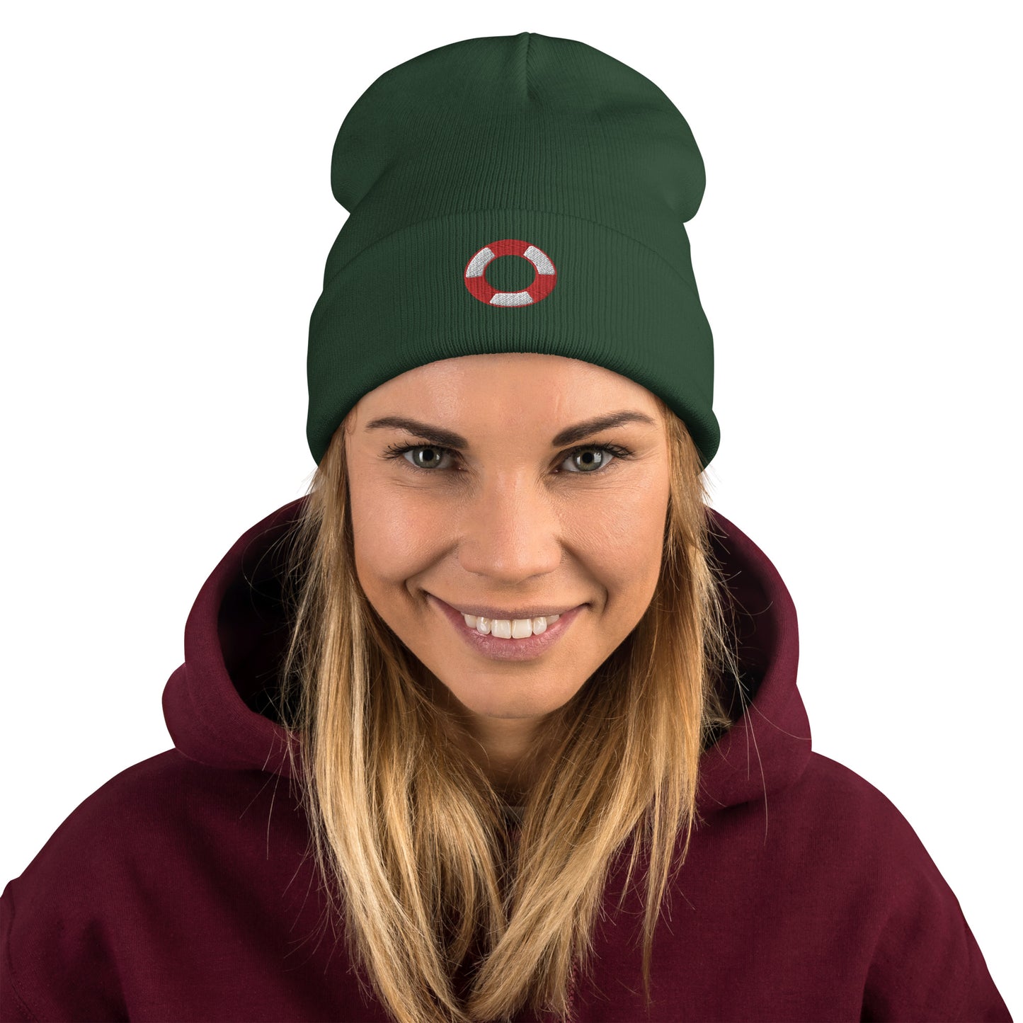 FLOATS Bestickte Beanie