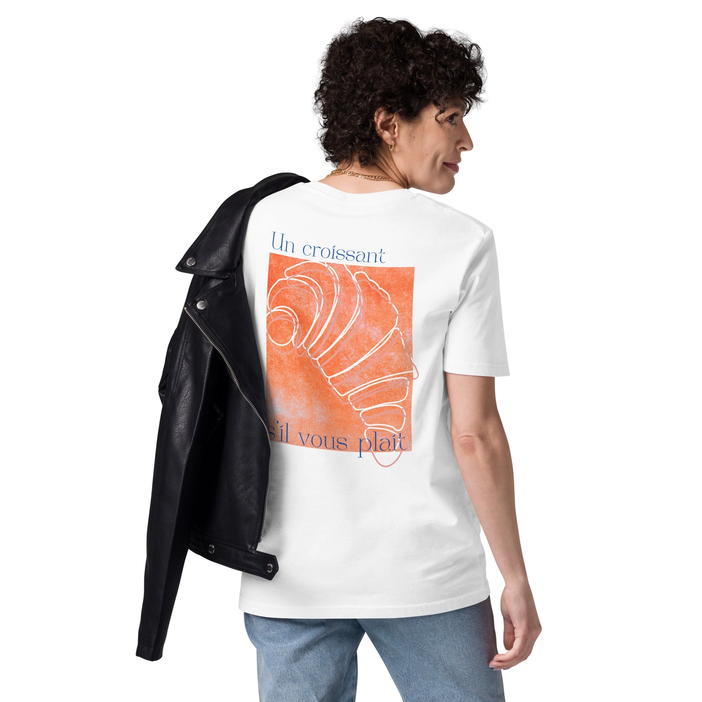 JE PARLE FRANCAIS Unisex-Bio-Baumwoll-T-Shirt