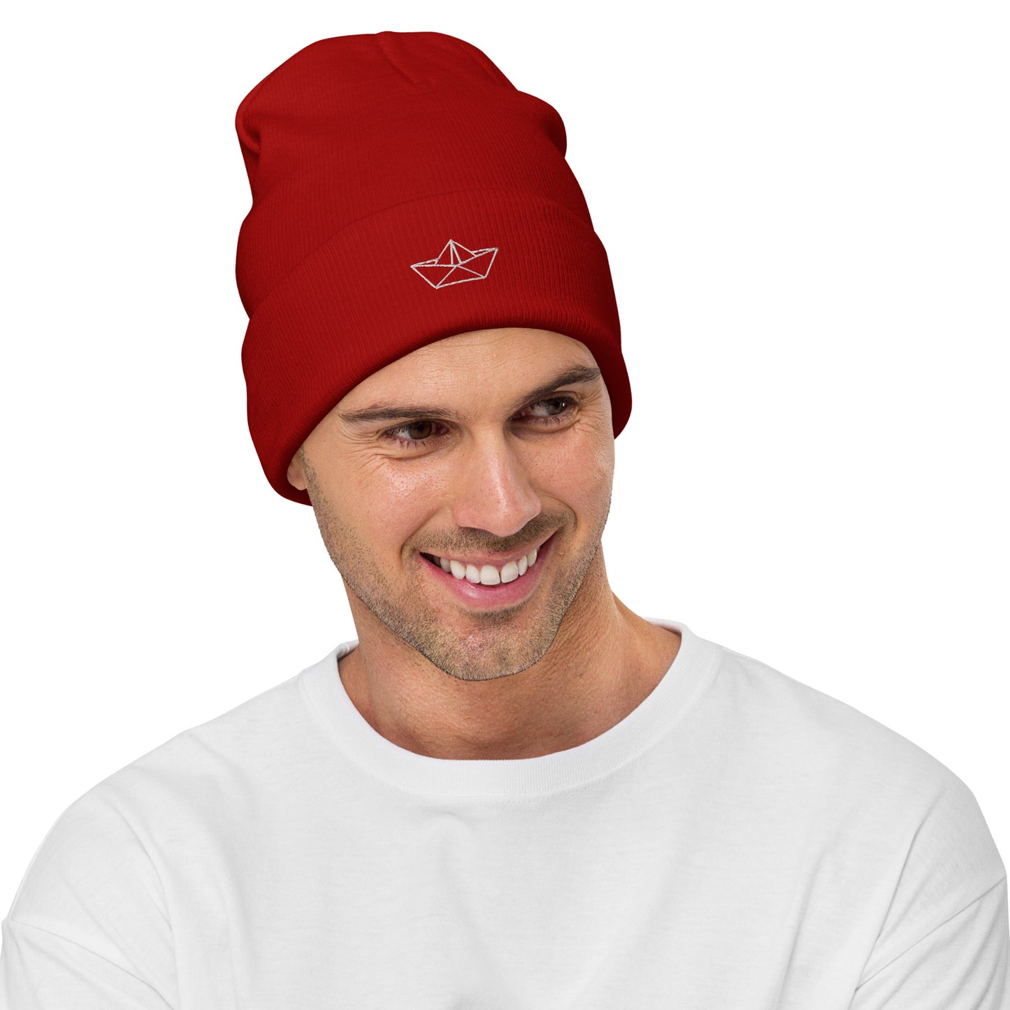 ABSTRACT SAIL BOAT Beanie