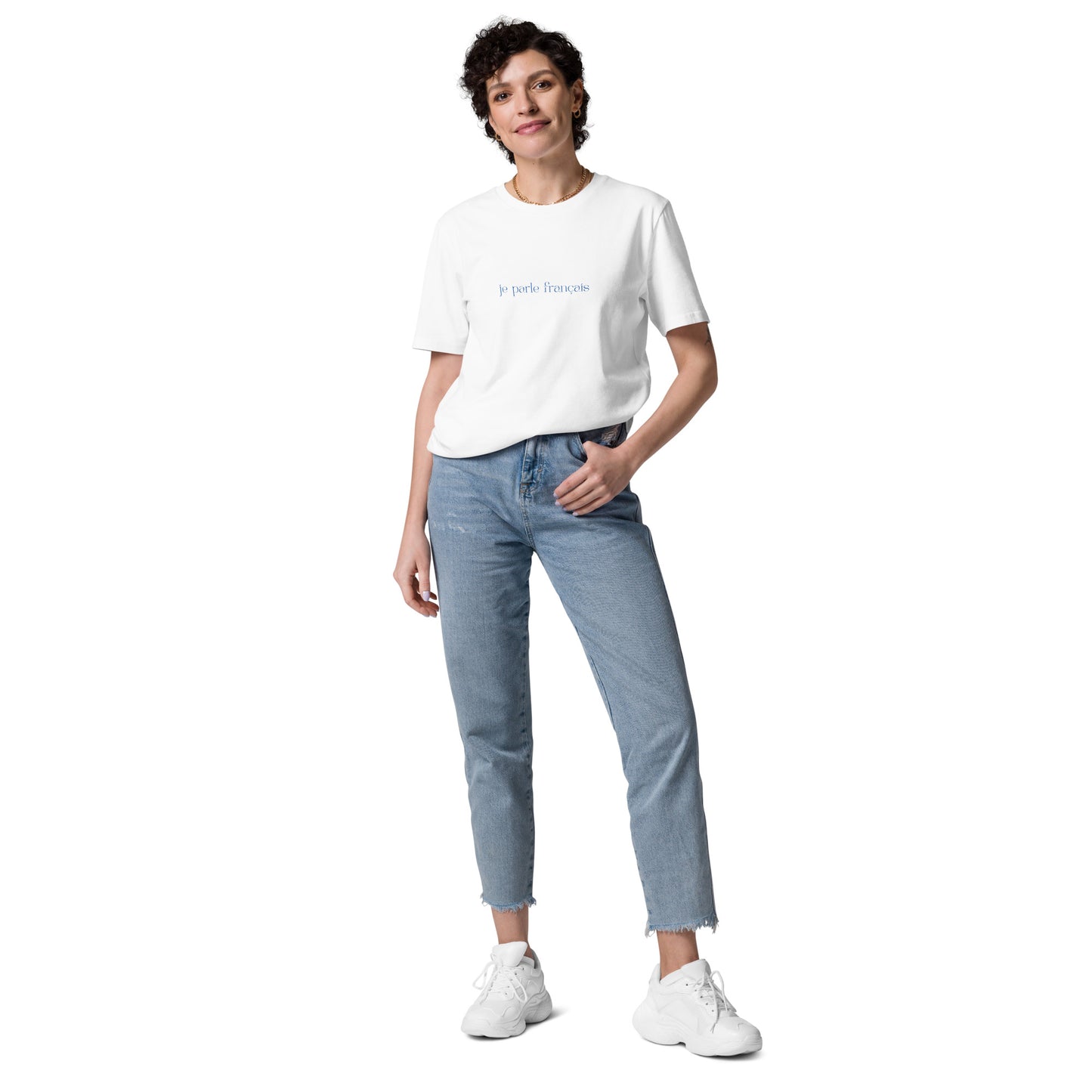 JE PARLE FRANCAIS Unisex-Bio-Baumwoll-T-Shirt